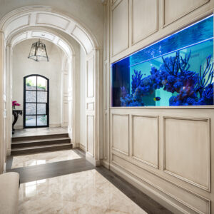 French Luxury Salt Water Fish Tank Hallway